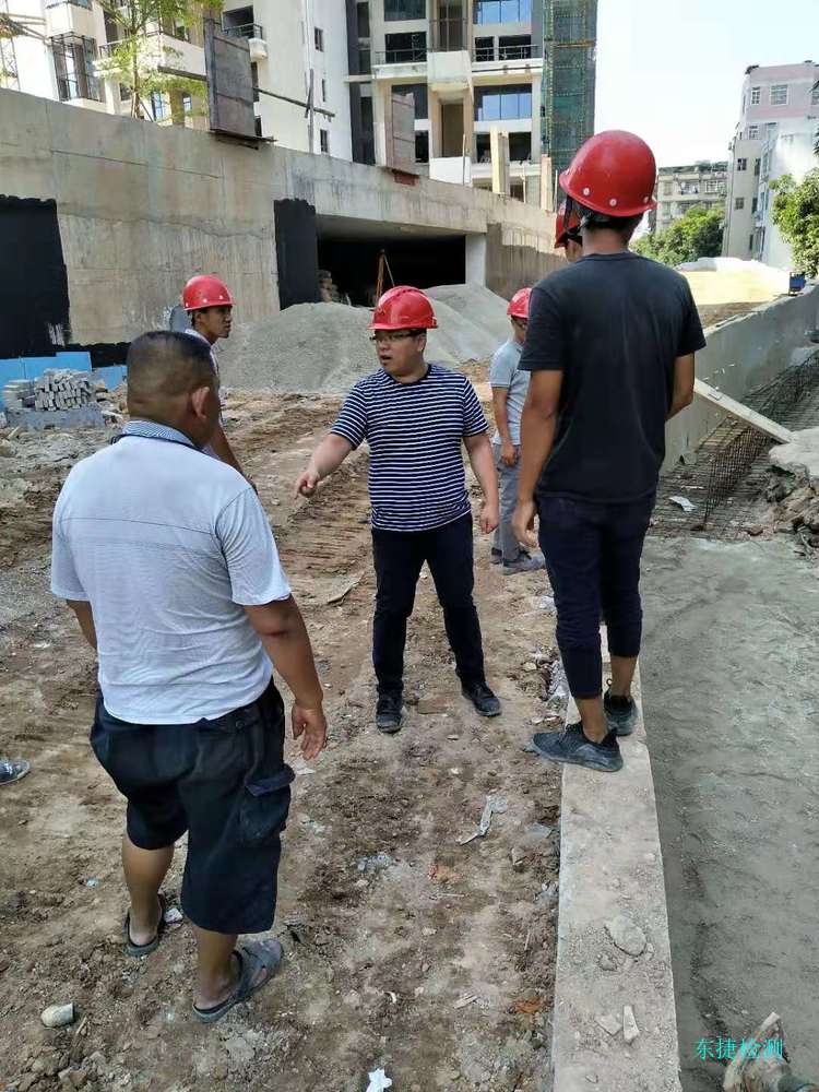 杭州市同和房地产地块放桩点---测量放桩点